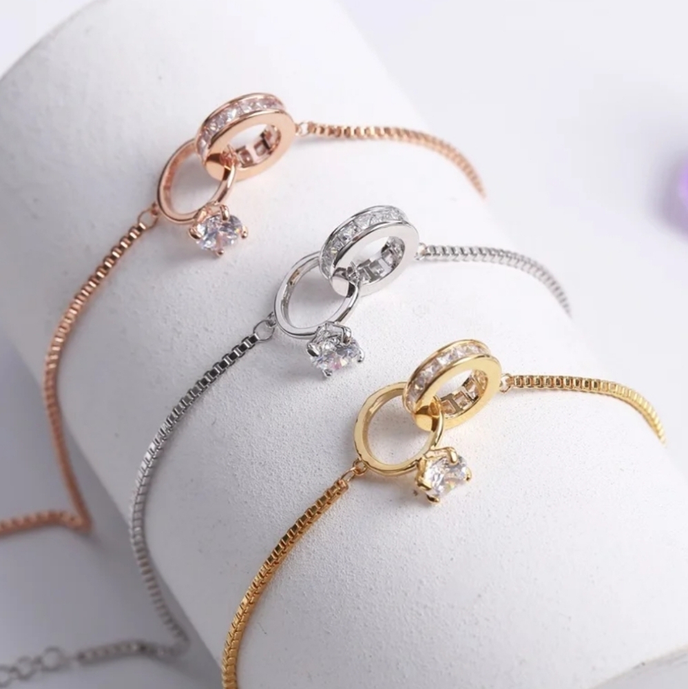 14k gold diamond ring necklace - Picture 4 of 16